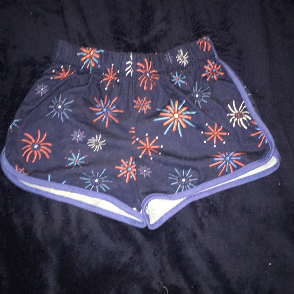 Girls cat and jack firework shorts